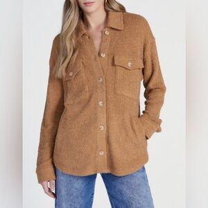 Thread & Supply Light Brown Shacket